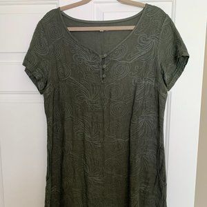 Lina Tomei Short Sleeve Dress